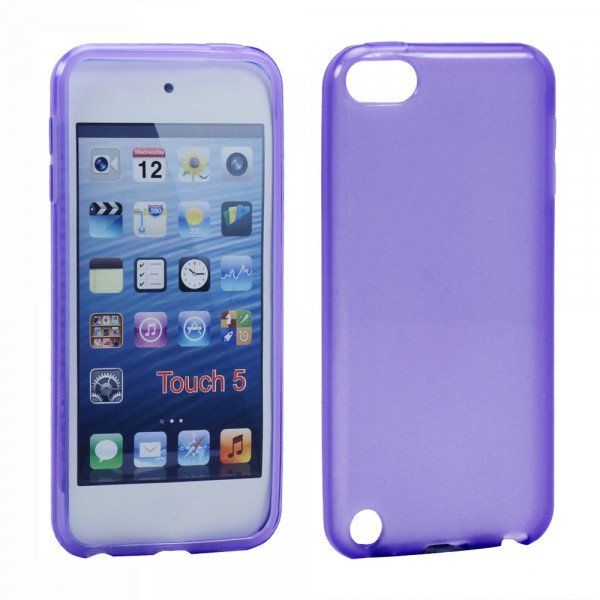 Wholesale iPod Touch 5 TPU Gel Soft Case (Purple)